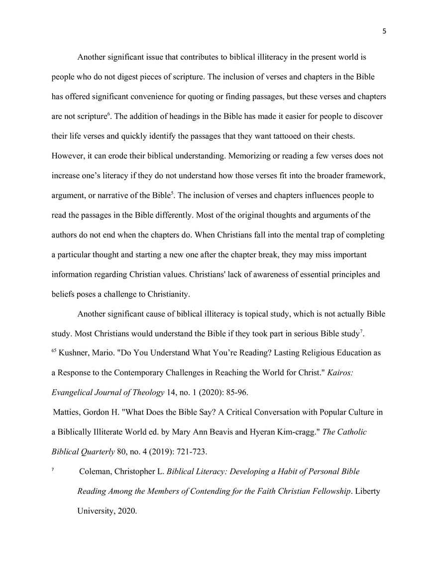 Technological Advancements and Biblical Illiteracy - Page 5