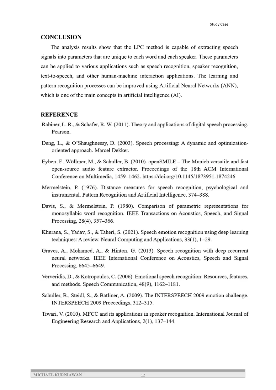 Extraction of Voice Parameters for AI-Based Human Machine Interaction - Page 4