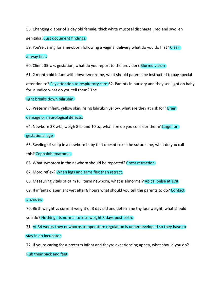 Maternal Final Answer Key - Page 4