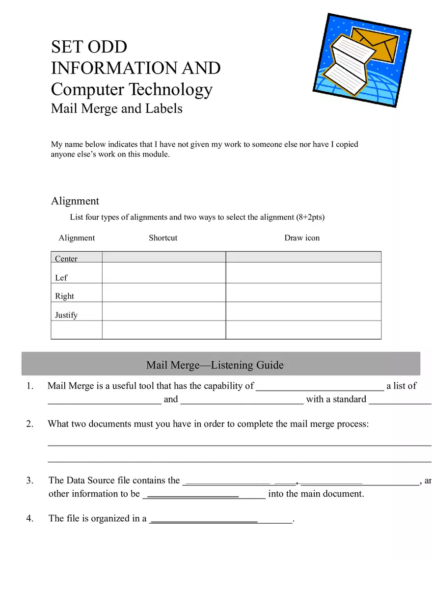 SET ODD Information and Computer Technology - Page 1