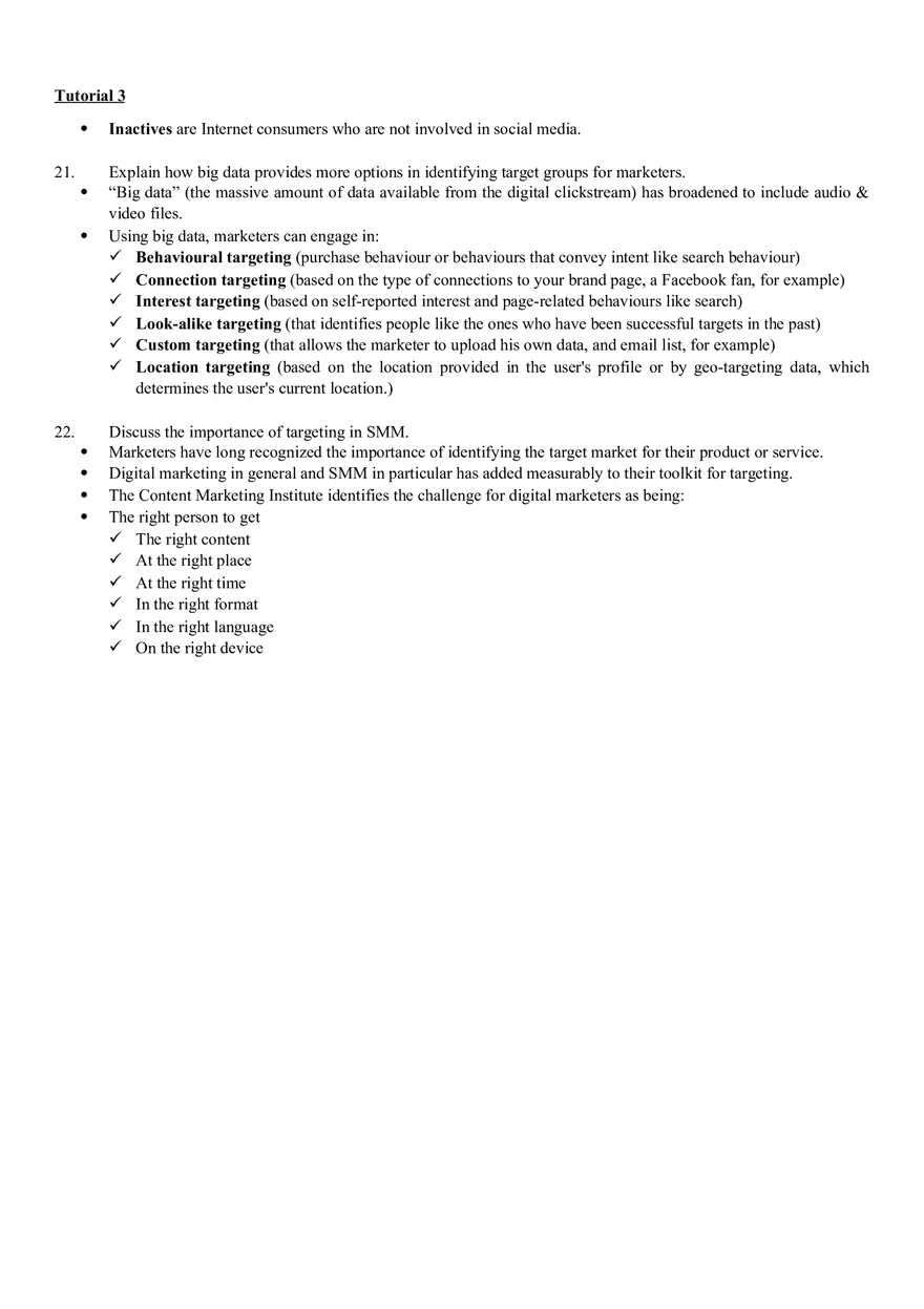 Tutorial 3 Assignment Social Media Marketing - Page 5