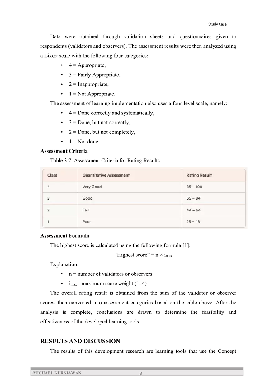 Implementation and Effectiveness of the Concept Attainment - Page 10