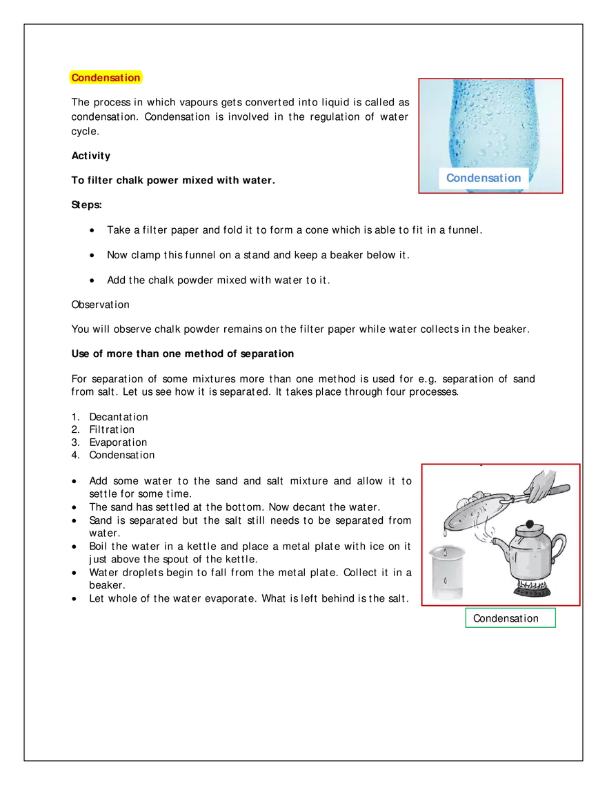 Methods of Separation of Mixture - Page 3