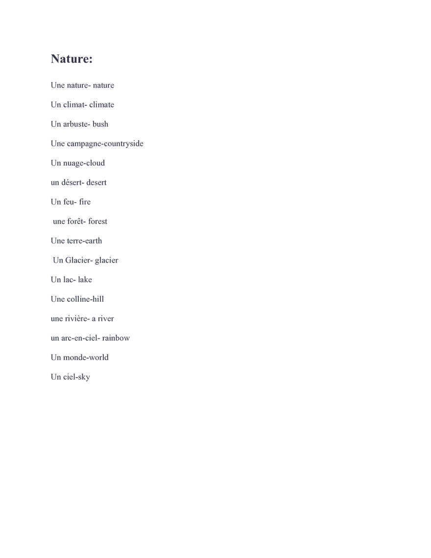 French 3 Study Guide - Page 14