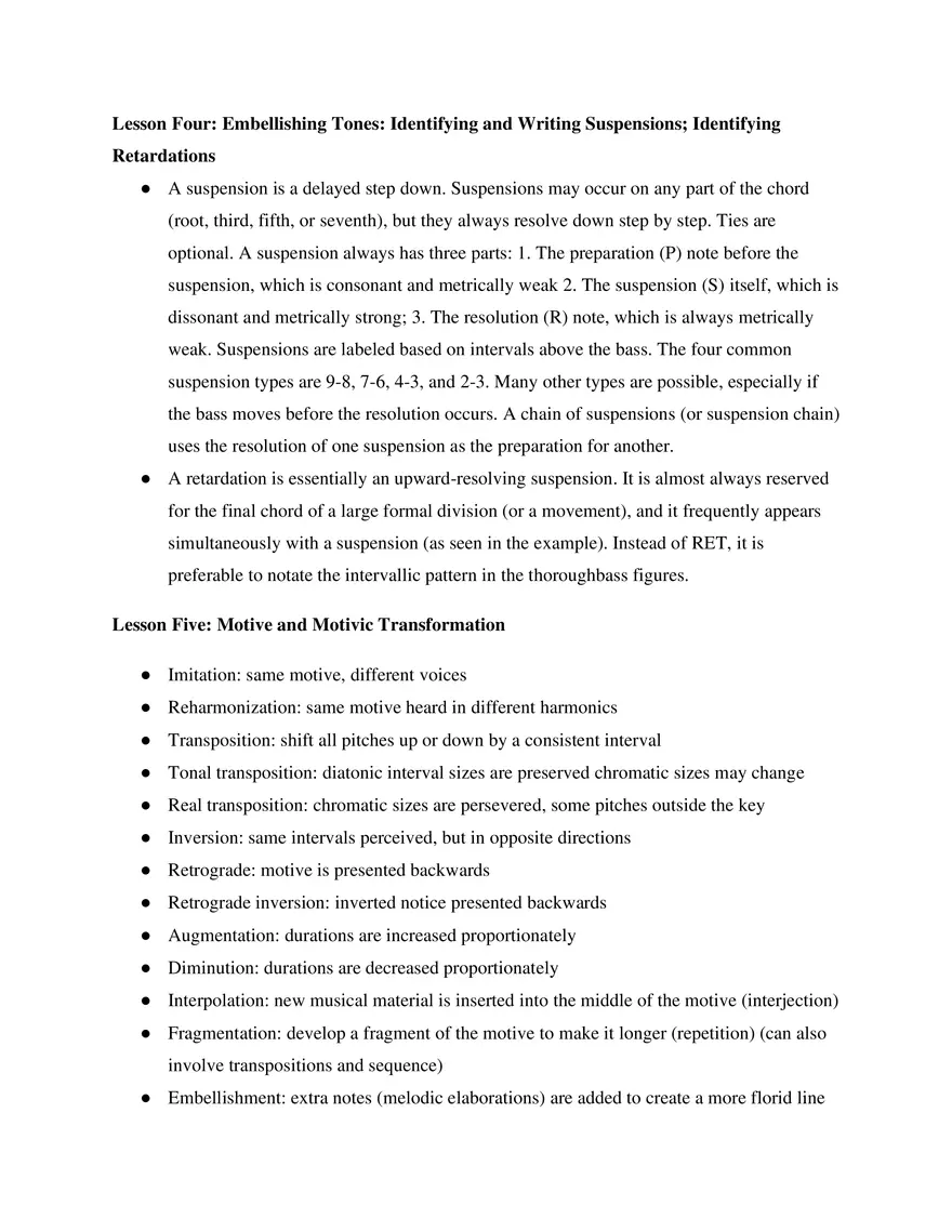 AP Music Theory Unit 6 Harmony and Voice Leading III - Page 2