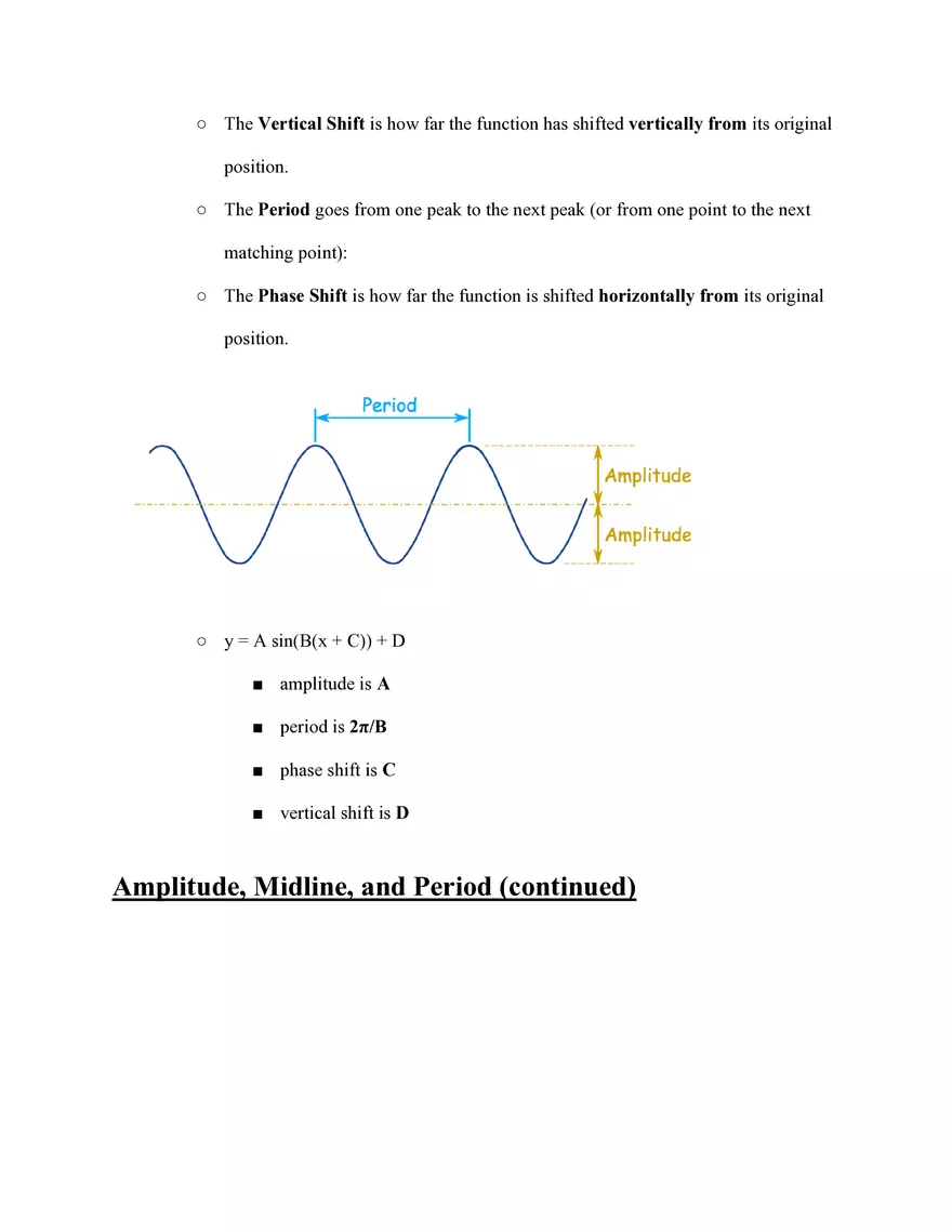 Trigonometry Study Guide - Page 8