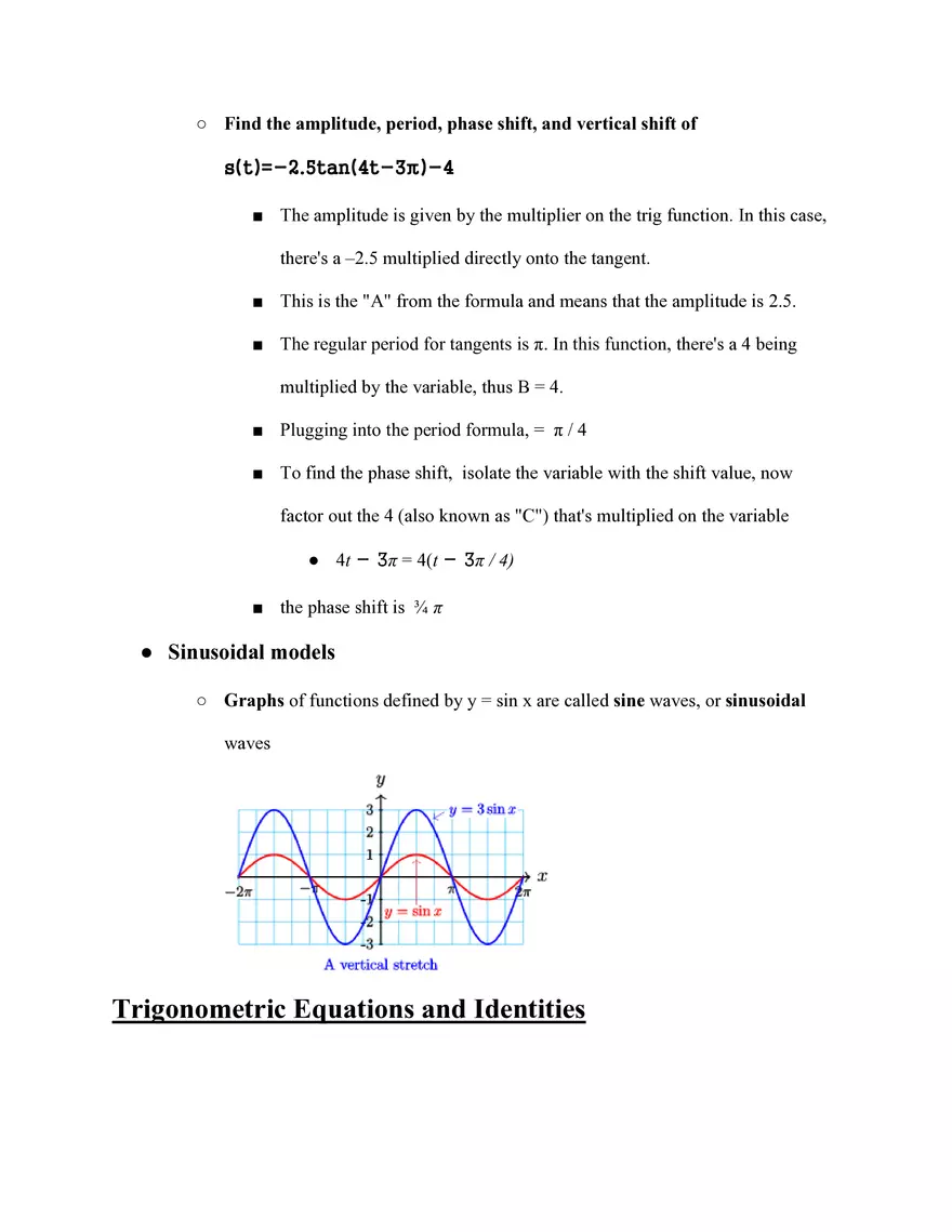 Trigonometry Study Guide - Page 11