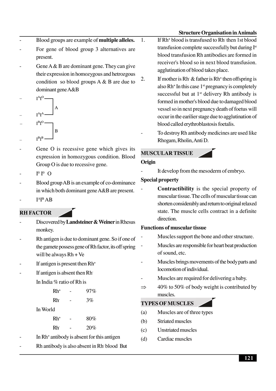 Structure Organisation in Animals - Page 22