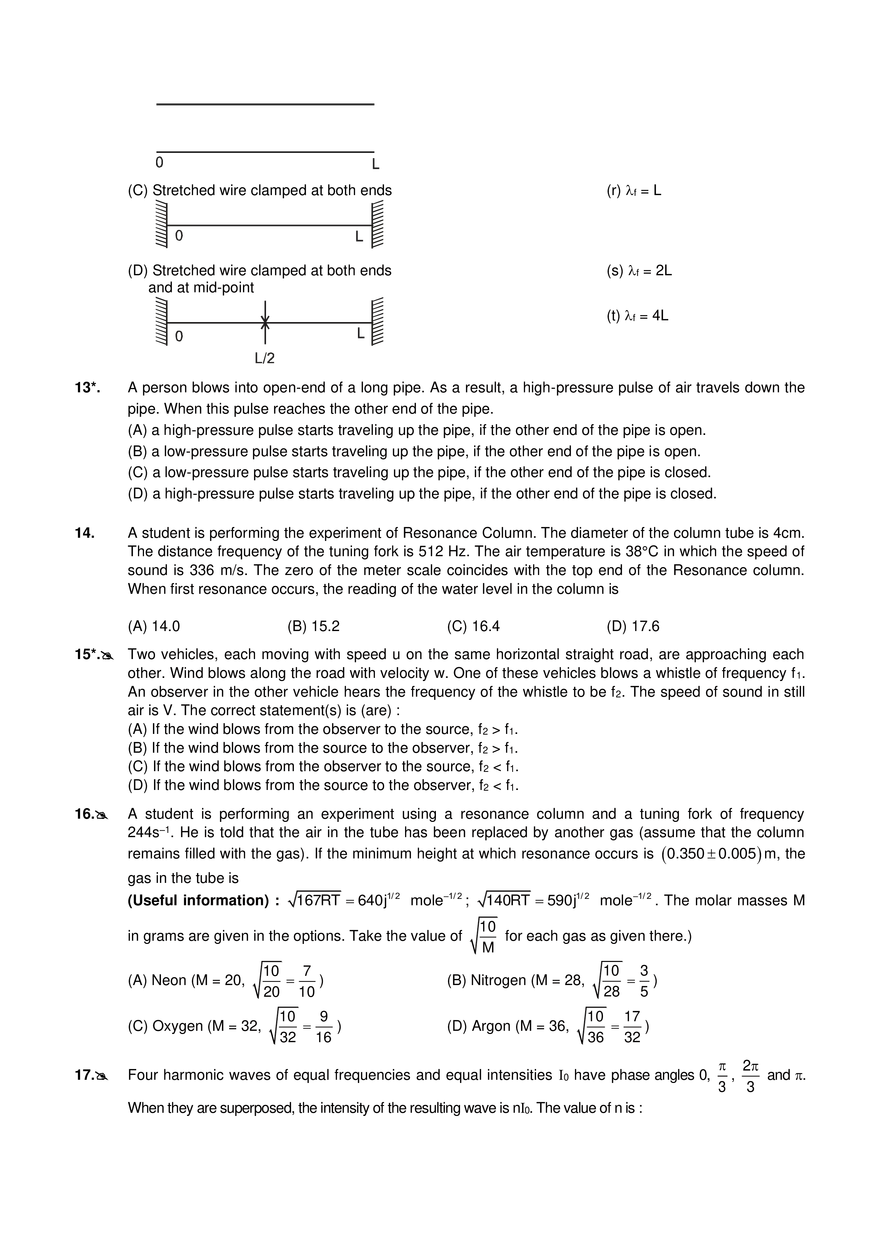 Sound Waves Exercise -3 - Page 3
