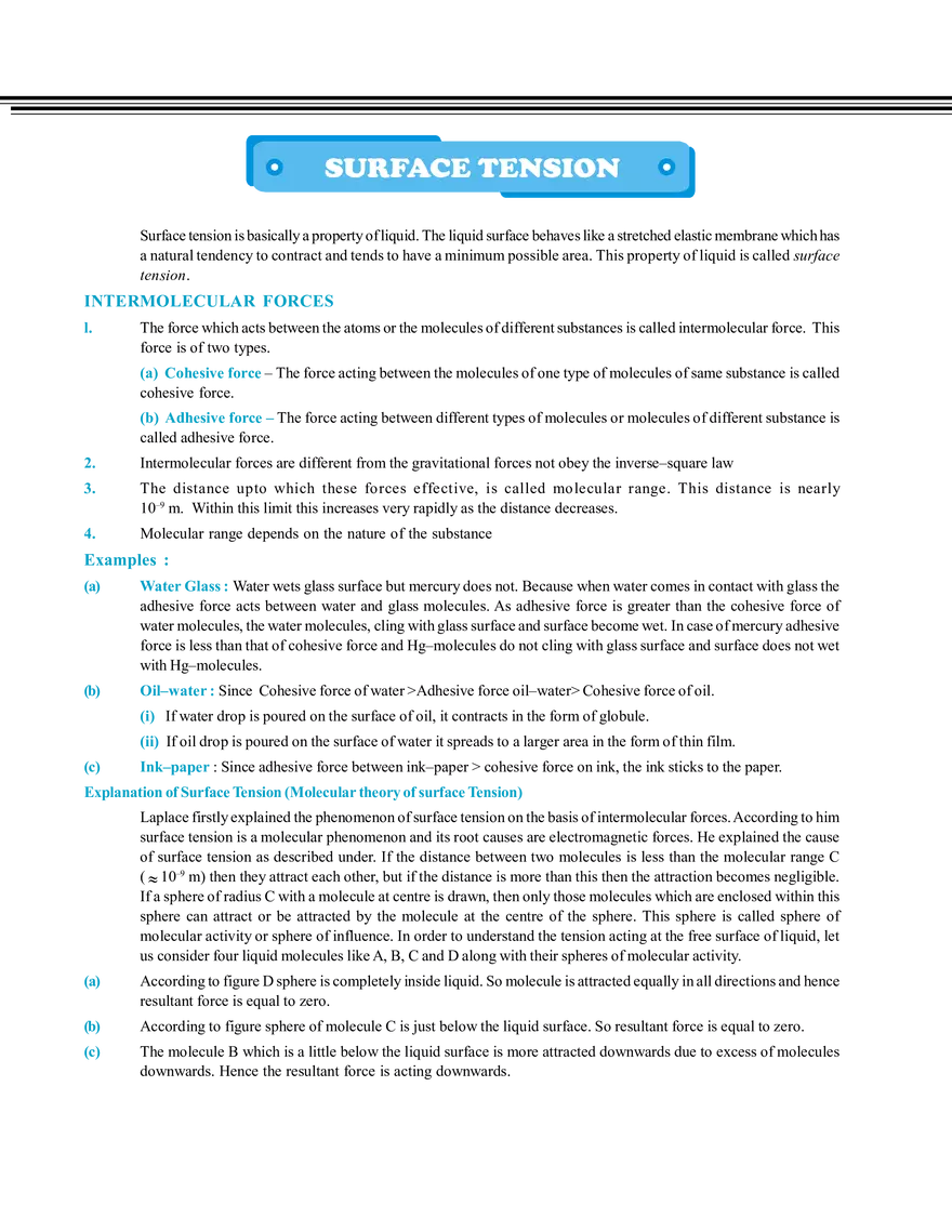 Surface Tension - Page 1