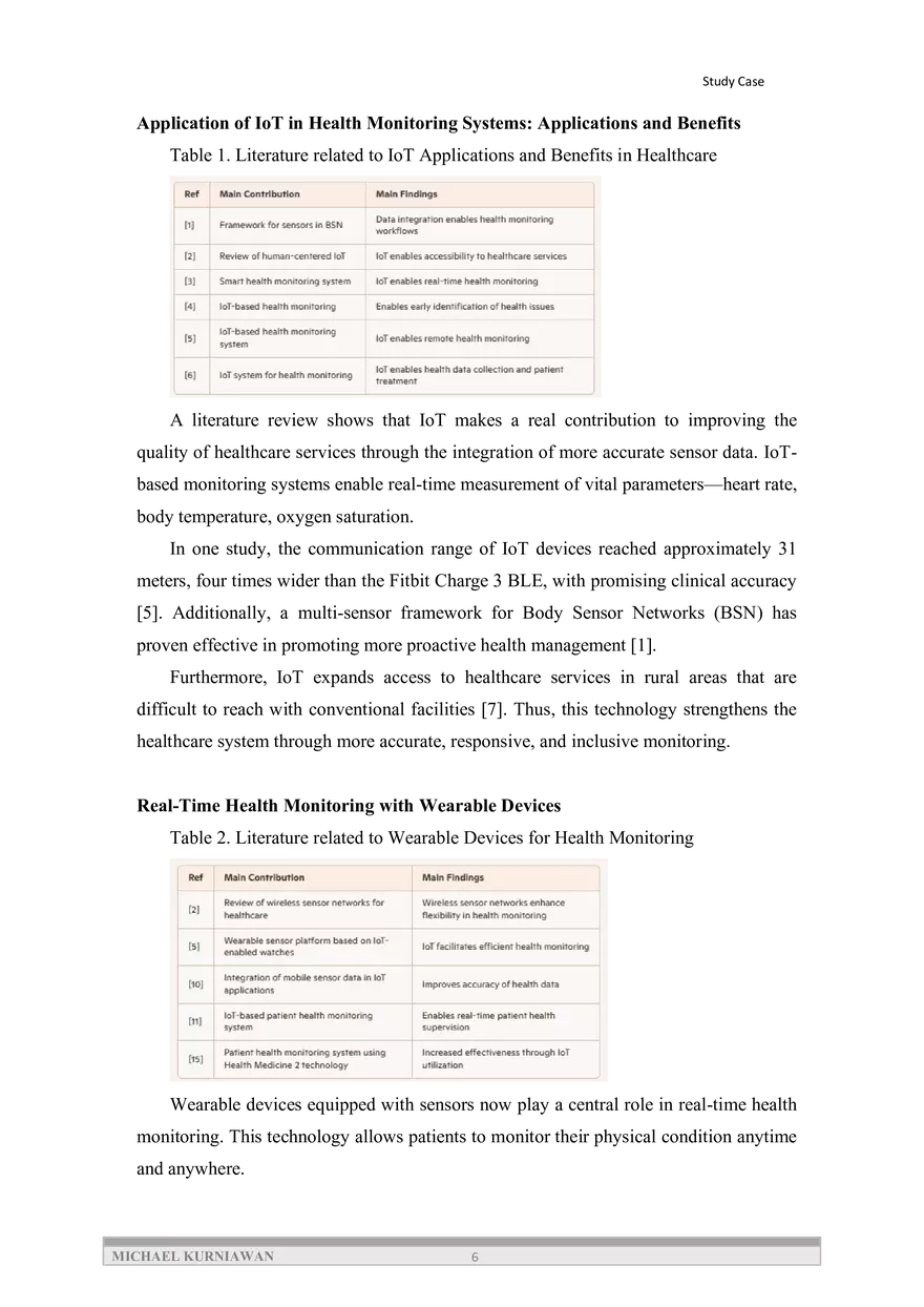 The Application of IoT in Health Monitoring Systems - Page 8