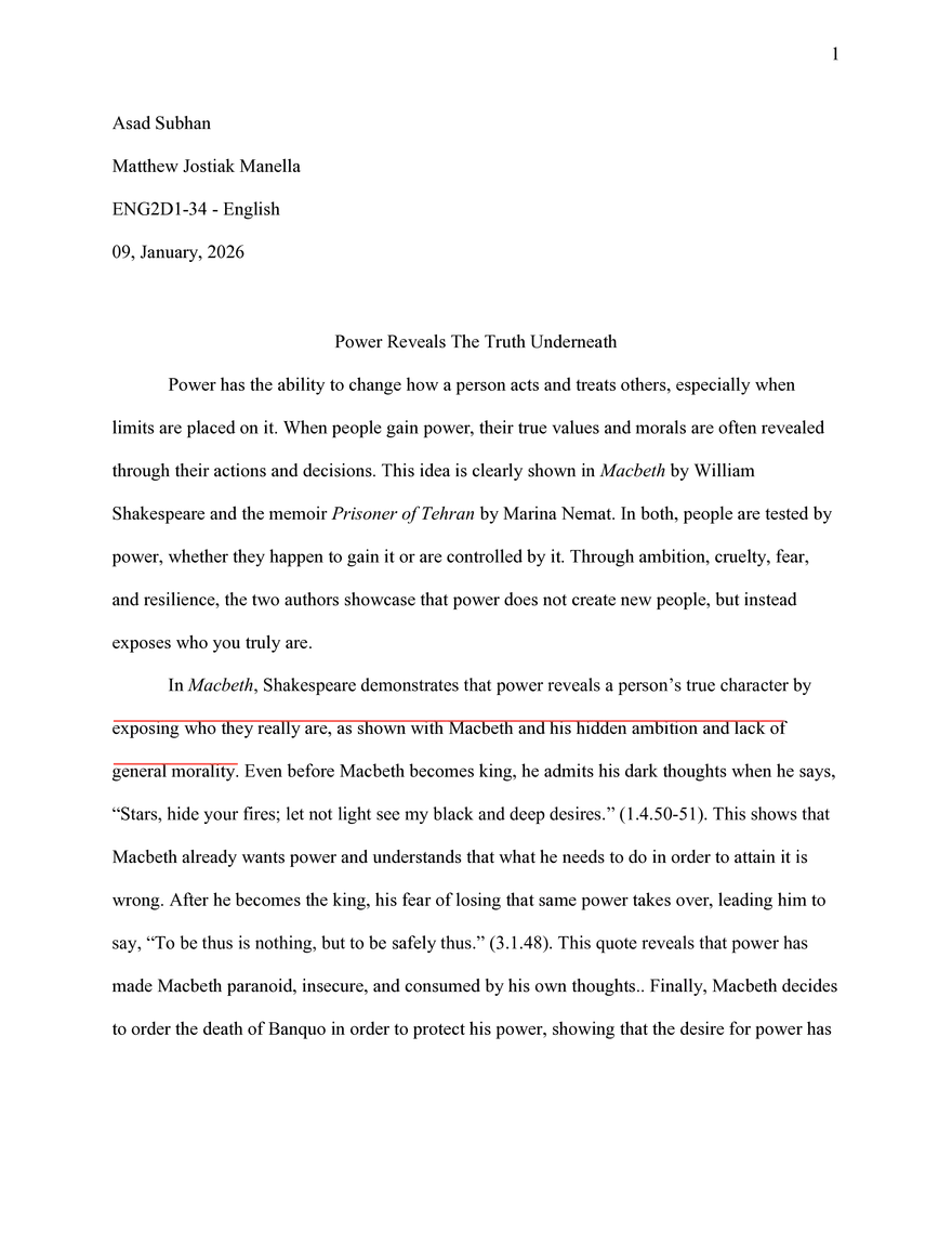 Power Reveals The Truth Underneath - Page 1