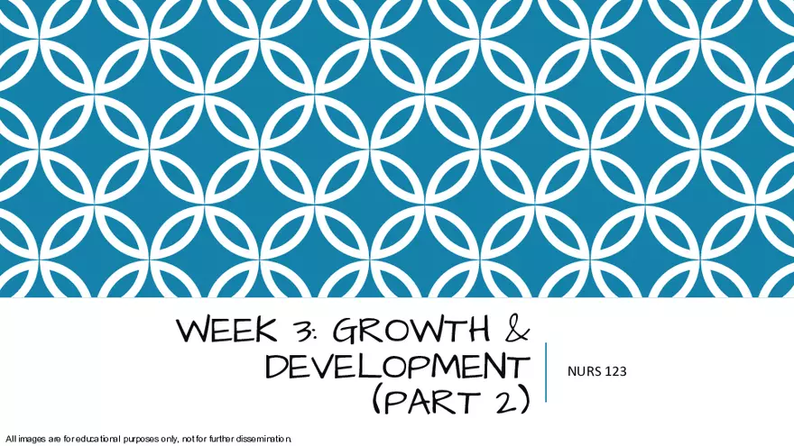 Week 3: Growth & Development - Page 1