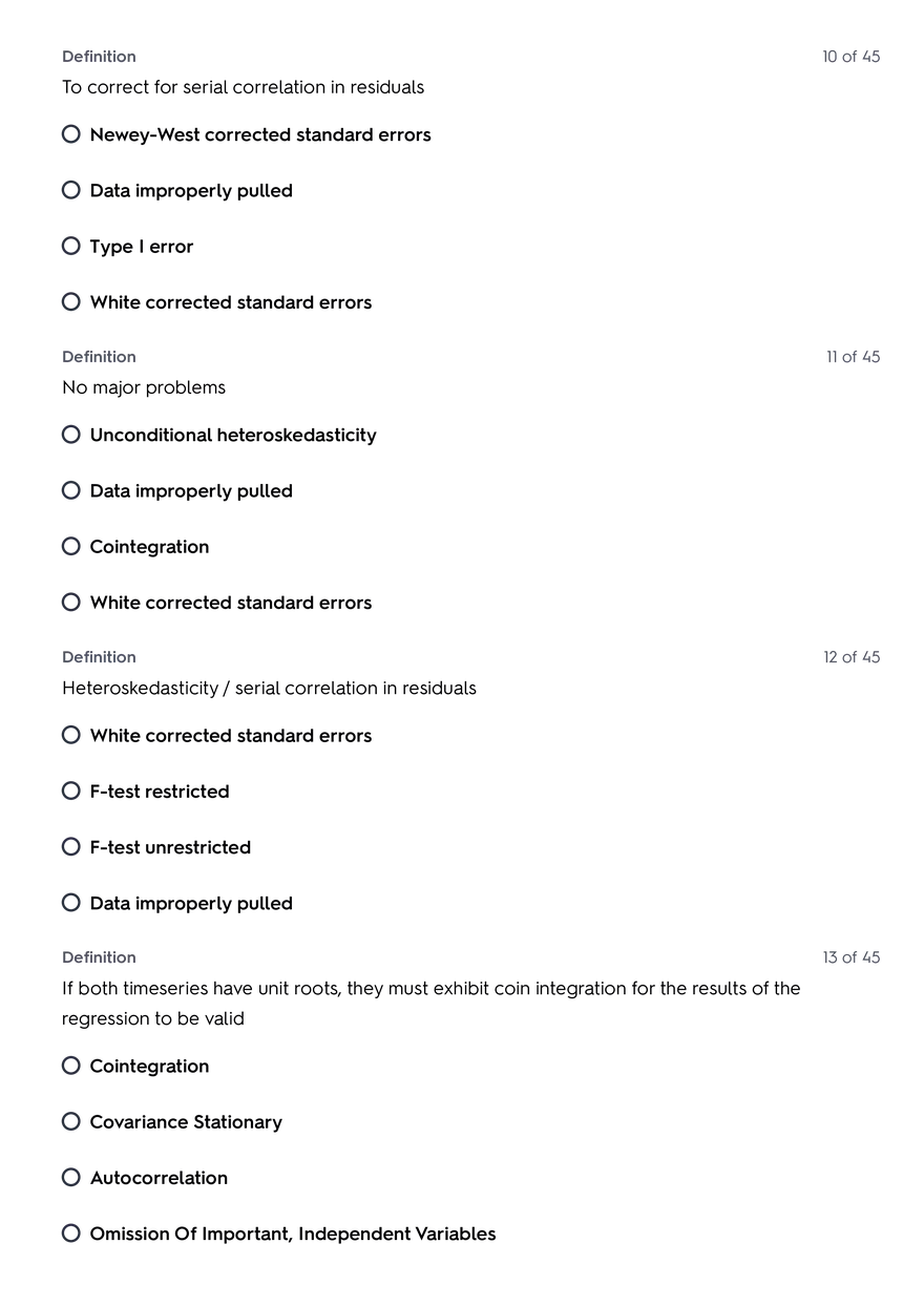 CFA Level II QM Quizlet - Page 8