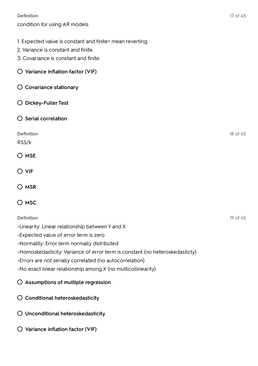 CFA Level II QM Quizlet - Page 10