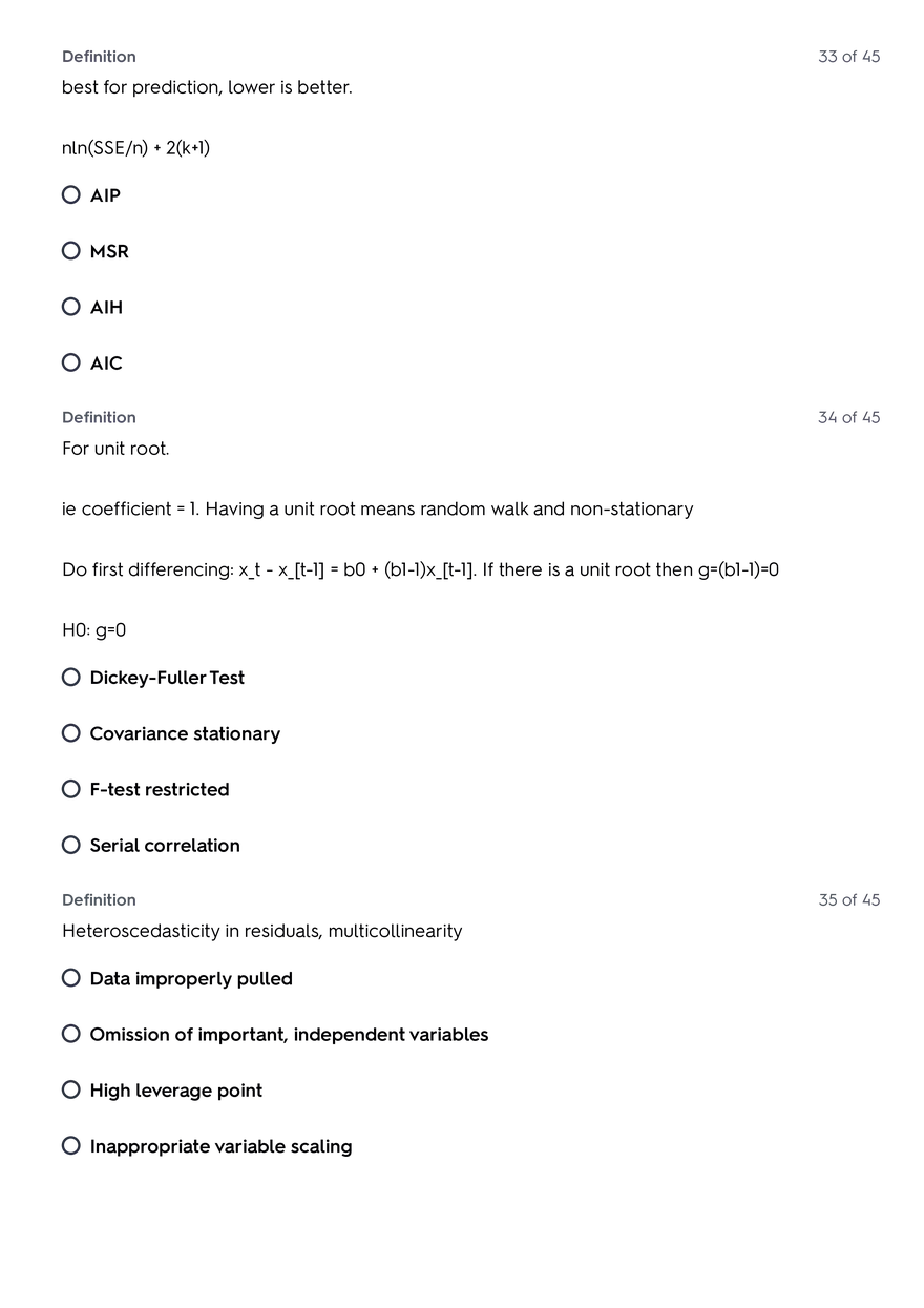 CFA Level II QM Quizlet - Page 3