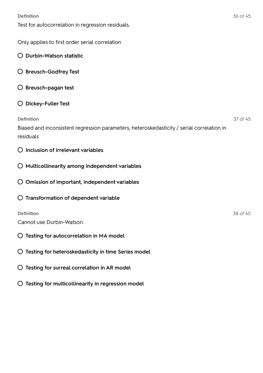 CFA Level II QM Quizlet - Page 4