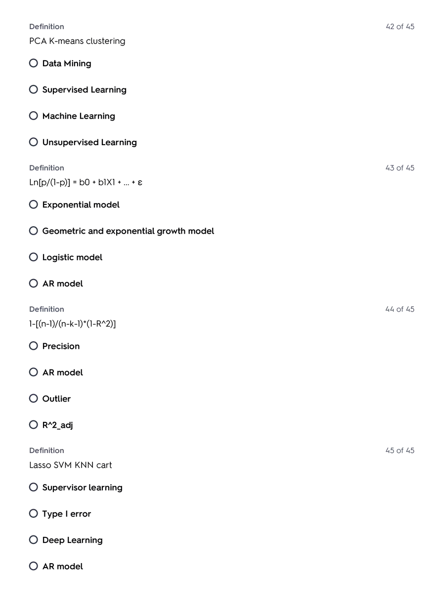 CFA Level II QM Quizlet - Page 6