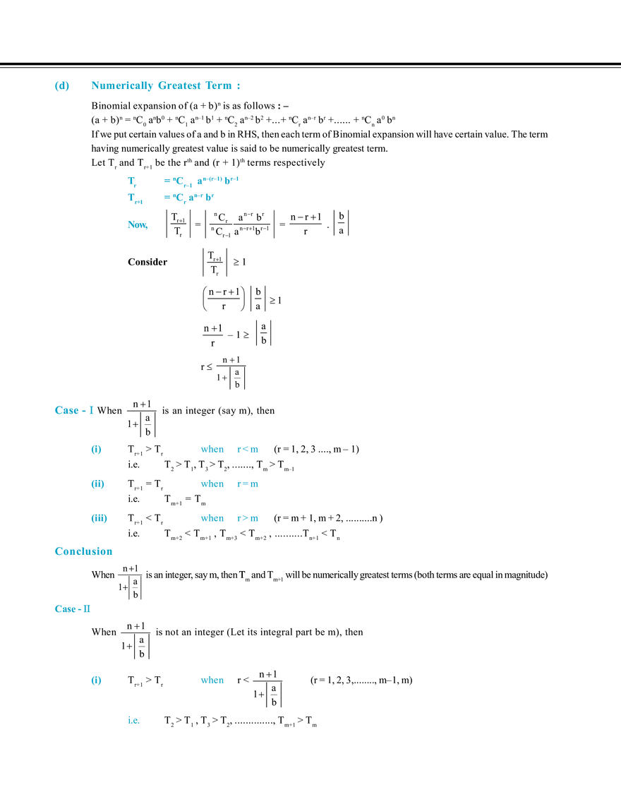 Binomial Theorem - Page 7