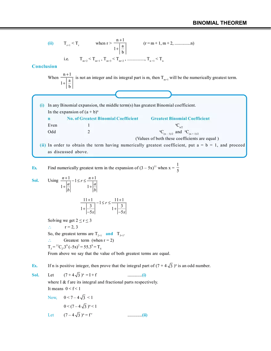 Binomial Theorem - Page 8