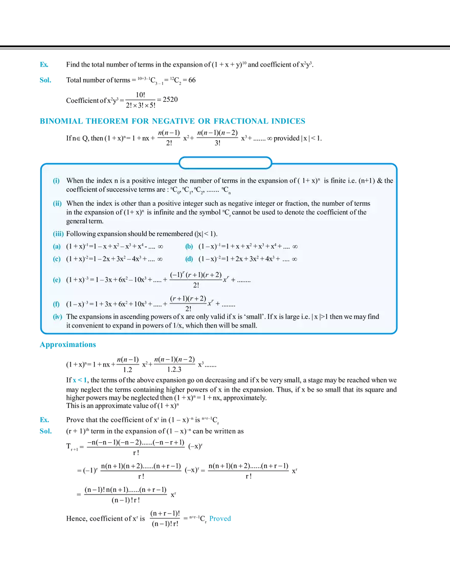 Binomial Theorem - Page 13
