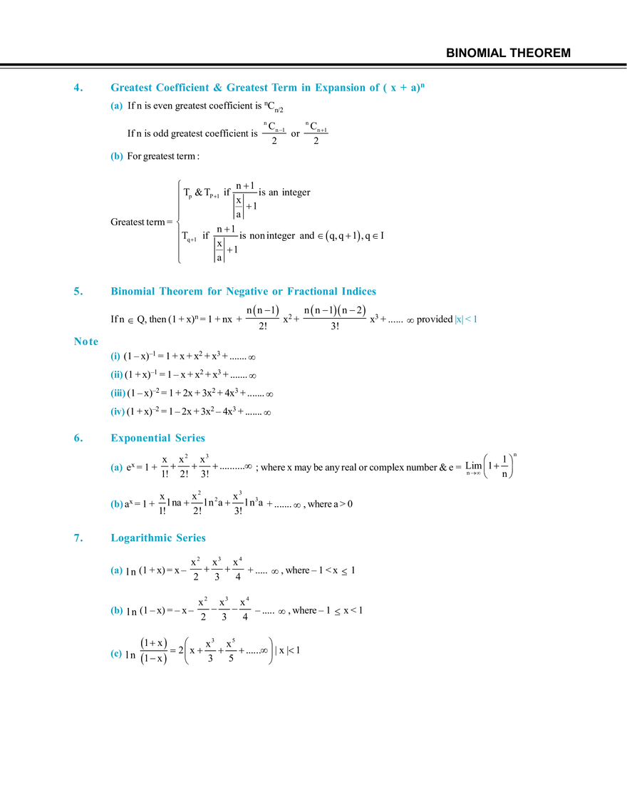 Binomial Theorem - Page 5