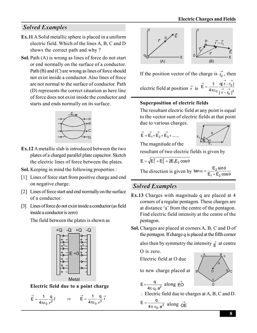 Electric Charges and Fields - Page 11