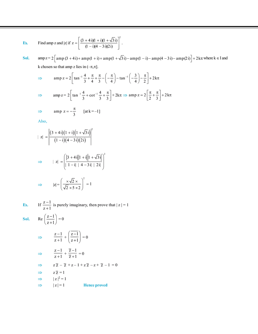 Complex Number - Page 27