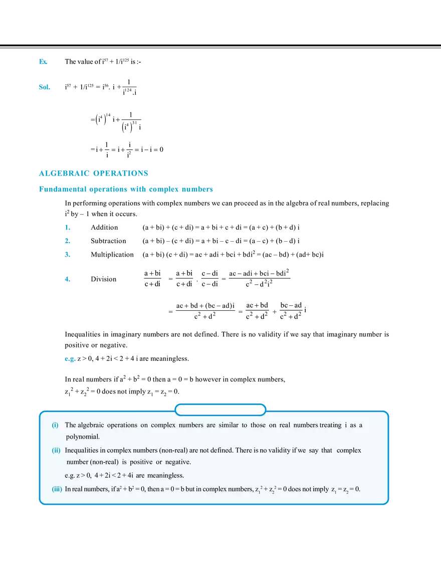 Complex Number - Page 2
