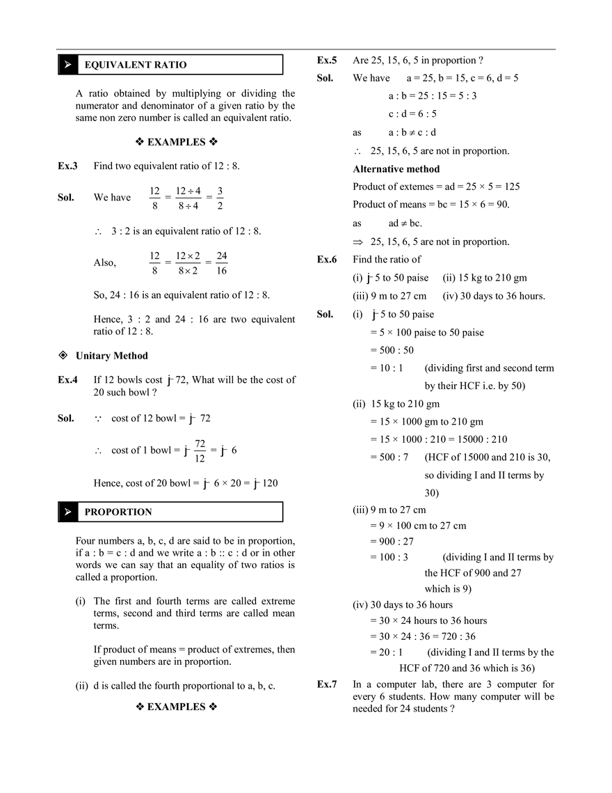 Percentage and Its Applications - Page 2