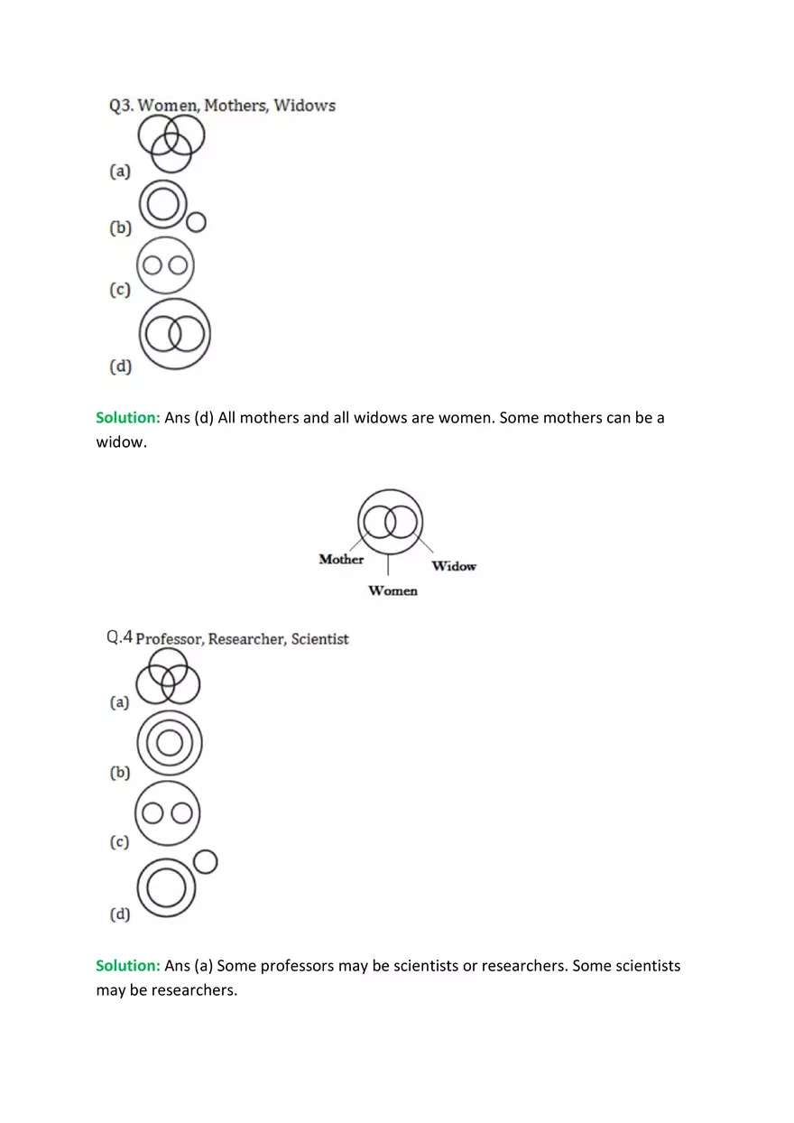 Venn Diagram Based on General Knowledge - Page 3