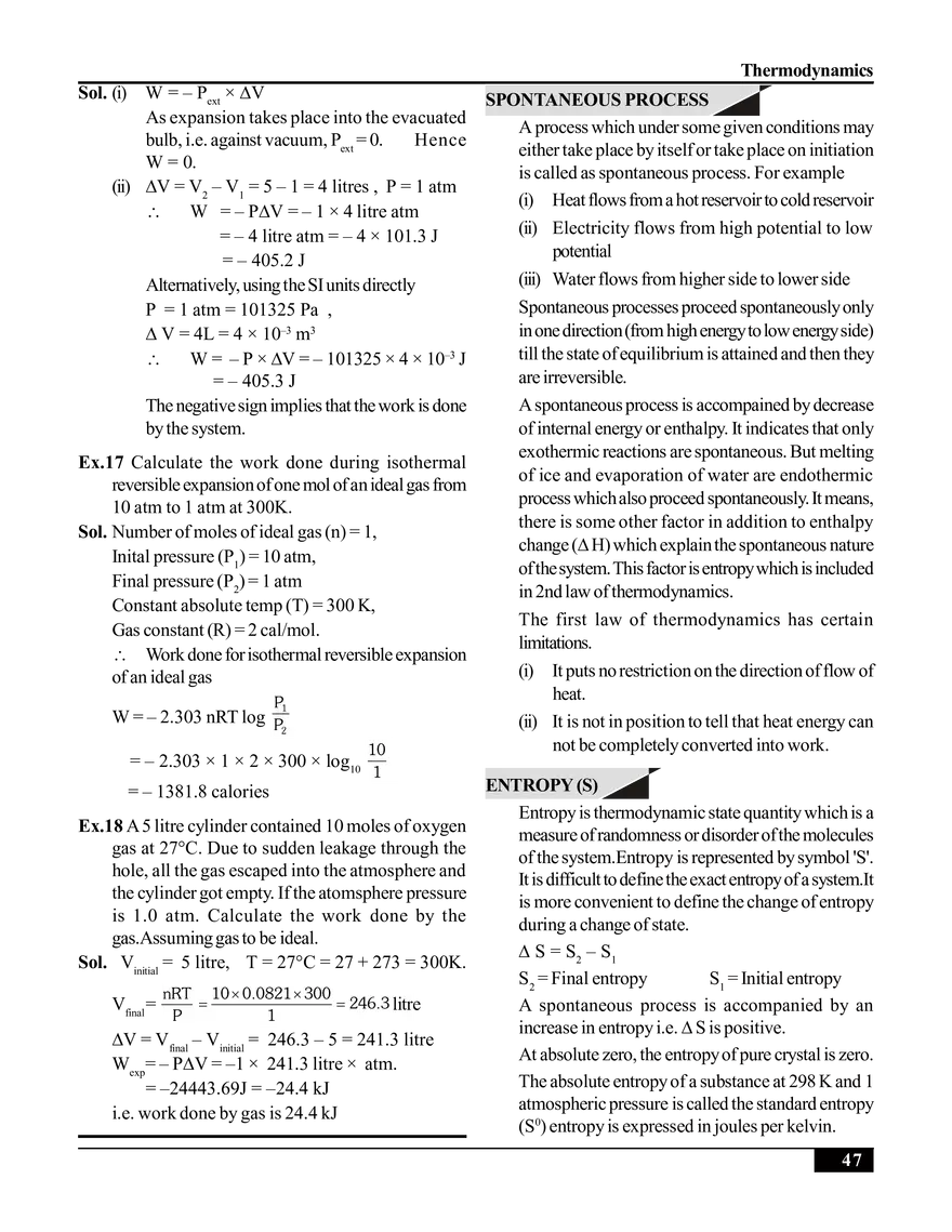Thermodynamics Study Guide - Page 17