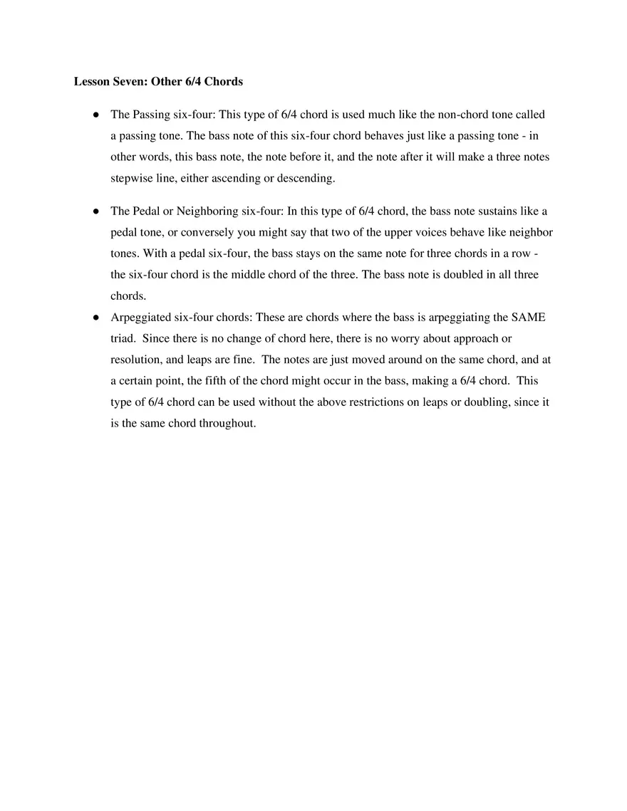 AP Music Theory Unit 5 Harmony and Voice Leading II - Page 3