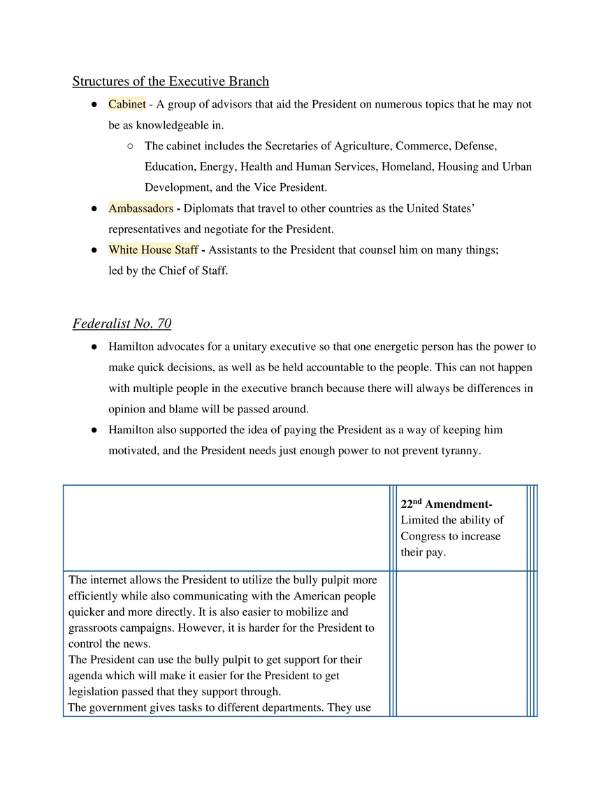 AP US Government Study Guide Unit 2 - Page 6