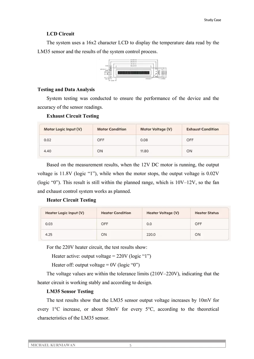 Development of an Intelligent Greenhouse Temperature Control System - Page 5