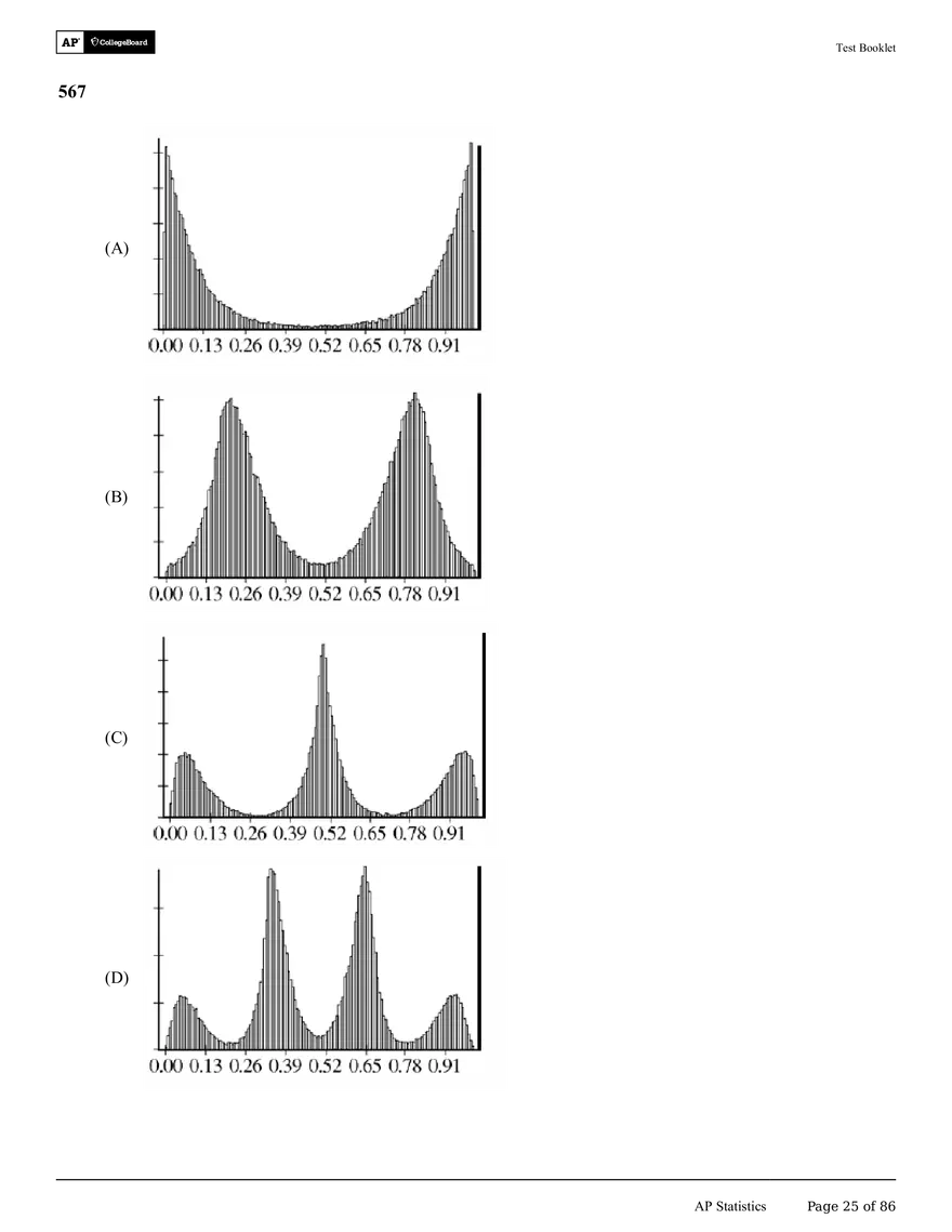 AP Statistics Test Booklet - Page 18