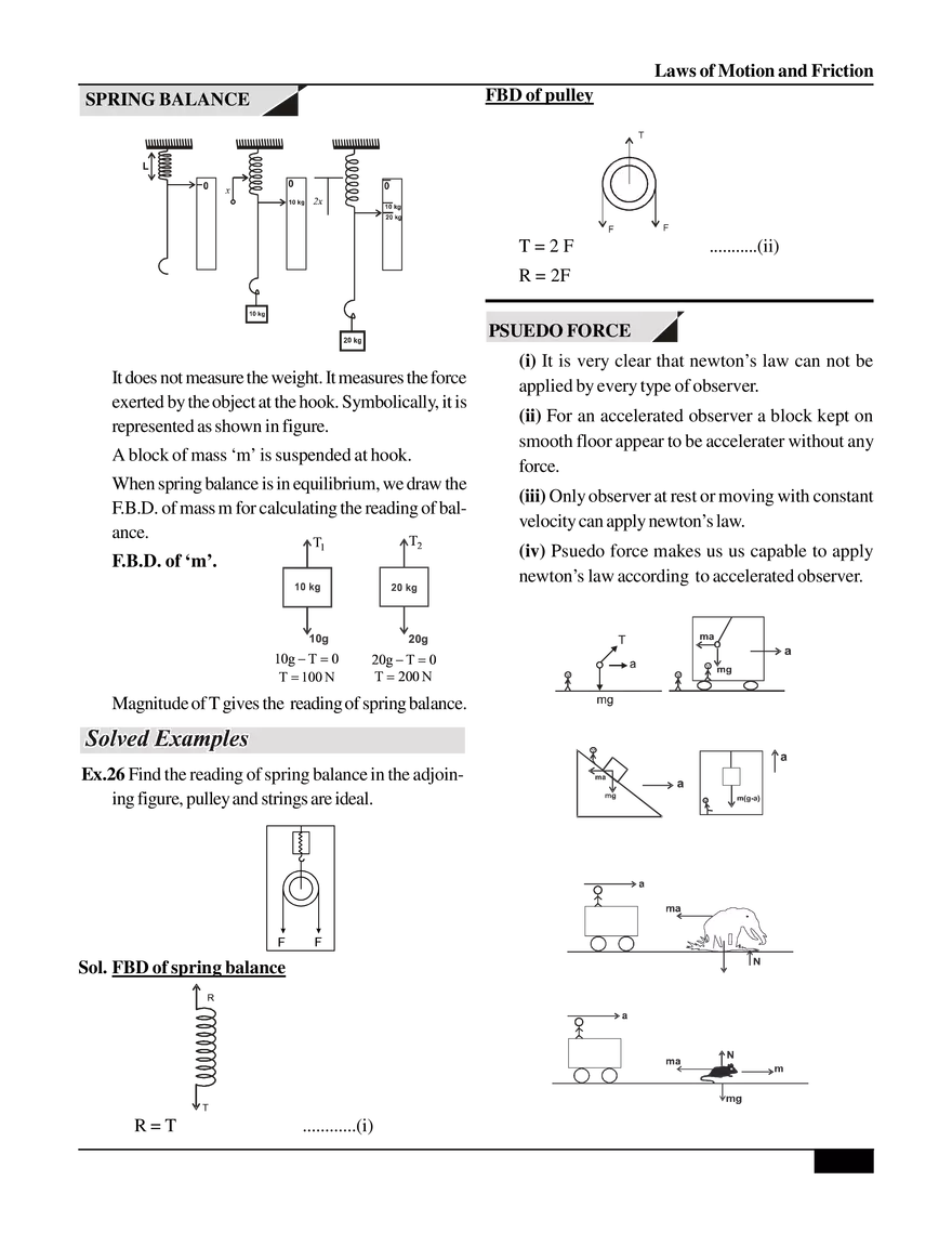 Laws of Motion and Friction - Page 10