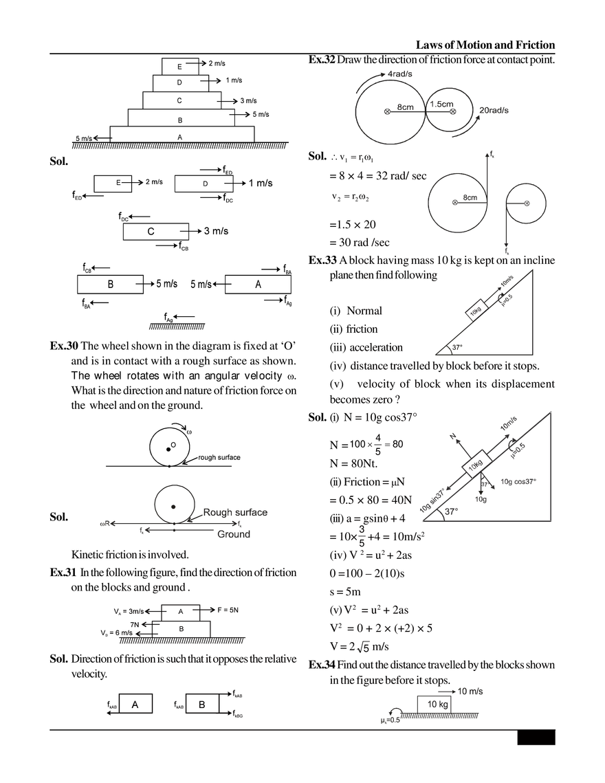 Laws of Motion and Friction - Page 16