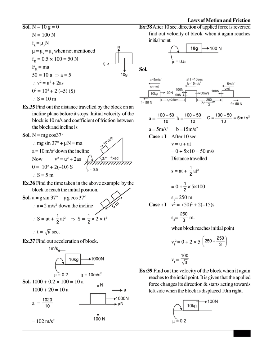 Laws of Motion and Friction - Page 17