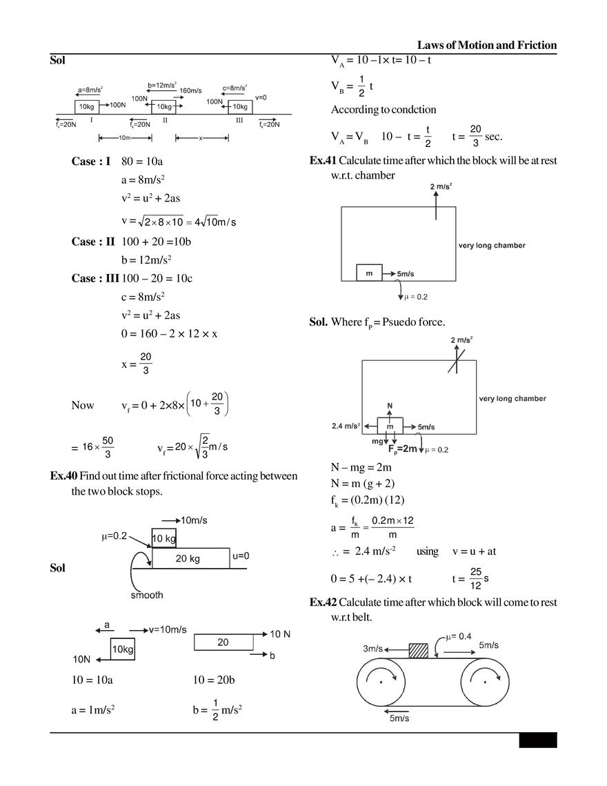 Laws of Motion and Friction - Page 18