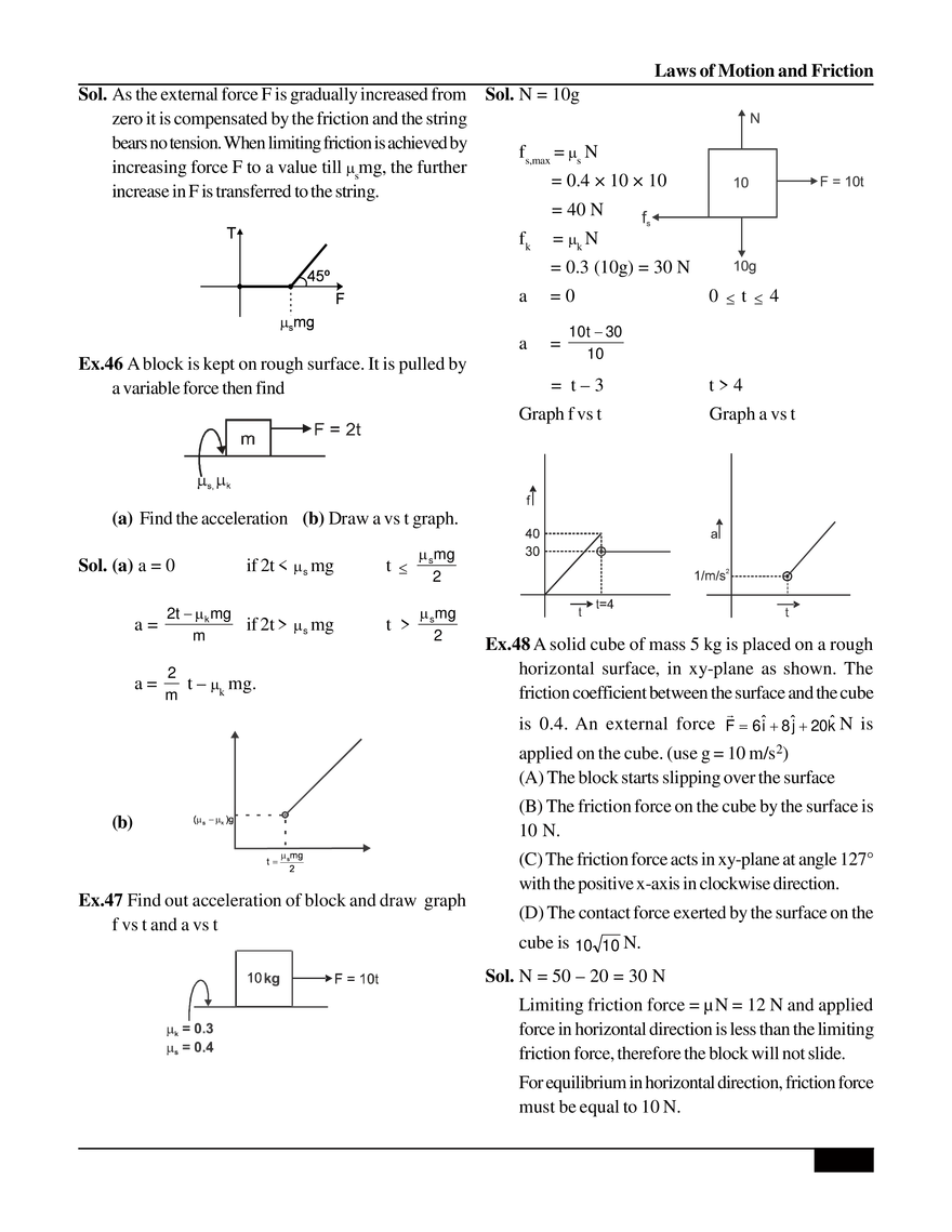 Laws of Motion and Friction - Page 20