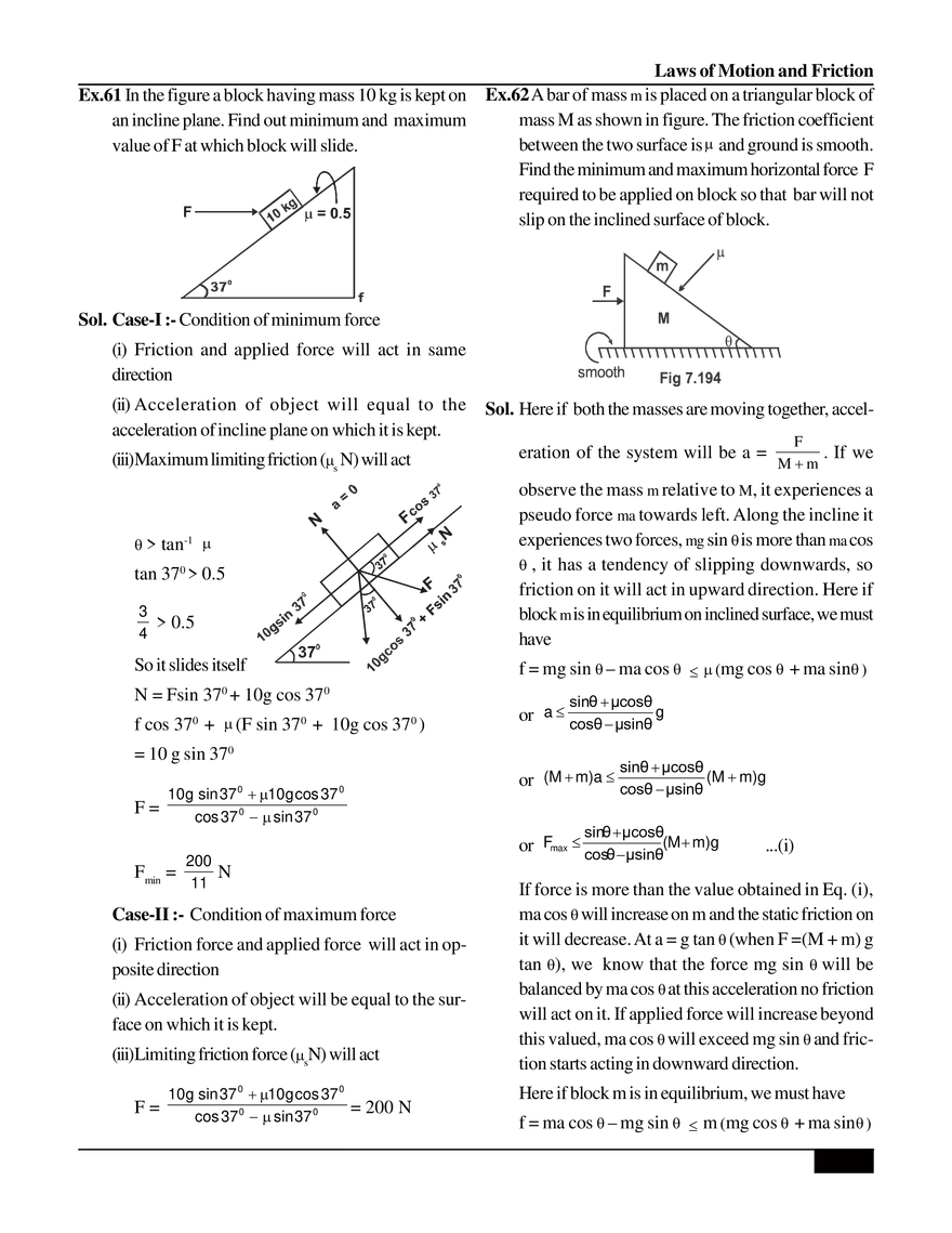 Laws of Motion and Friction - Page 28