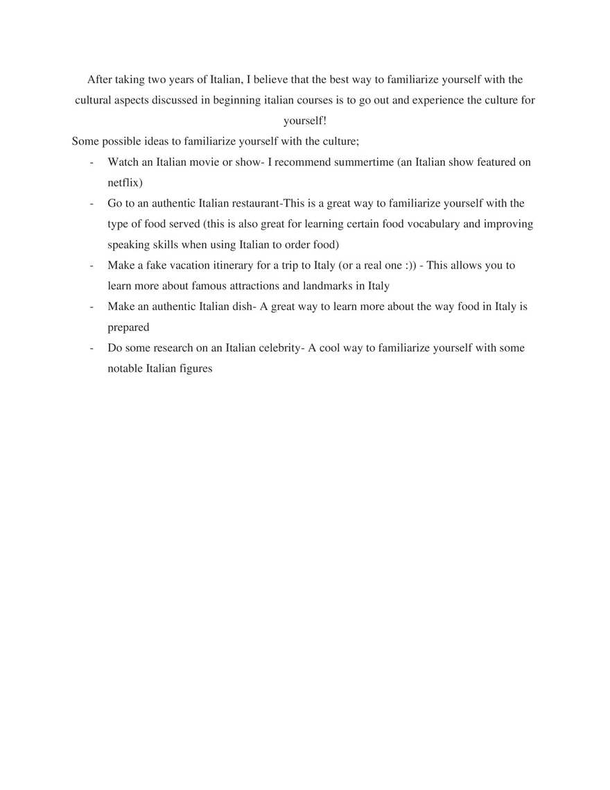 Italian I and II Study Guide - Page 18