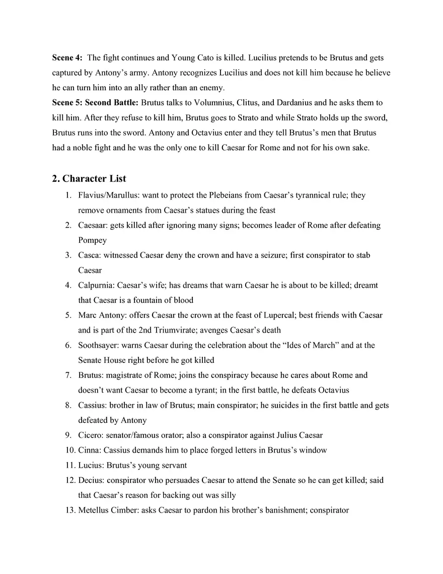 English 2 Study Julius Caesar - Page 7