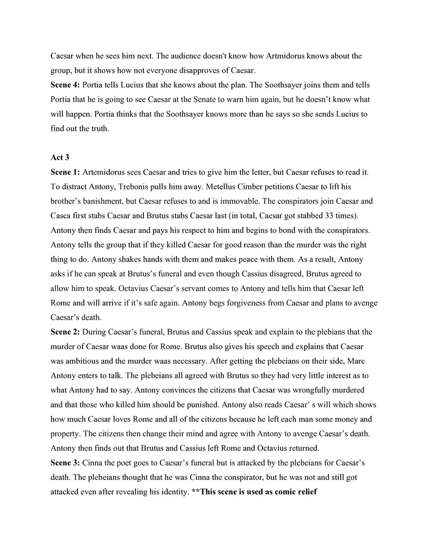 English 2 Study Julius Caesar - Page 5