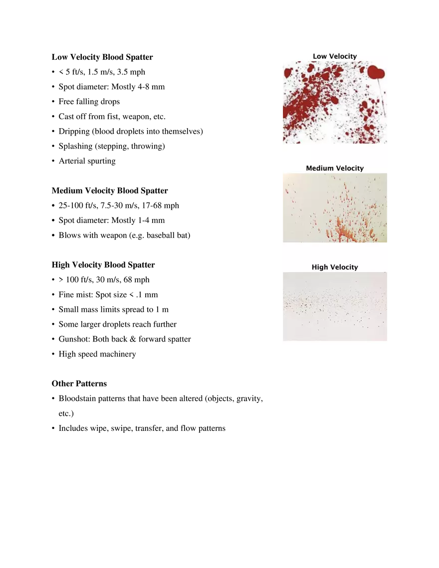 9. Bloodstain Pattern Analysis - Page 4
