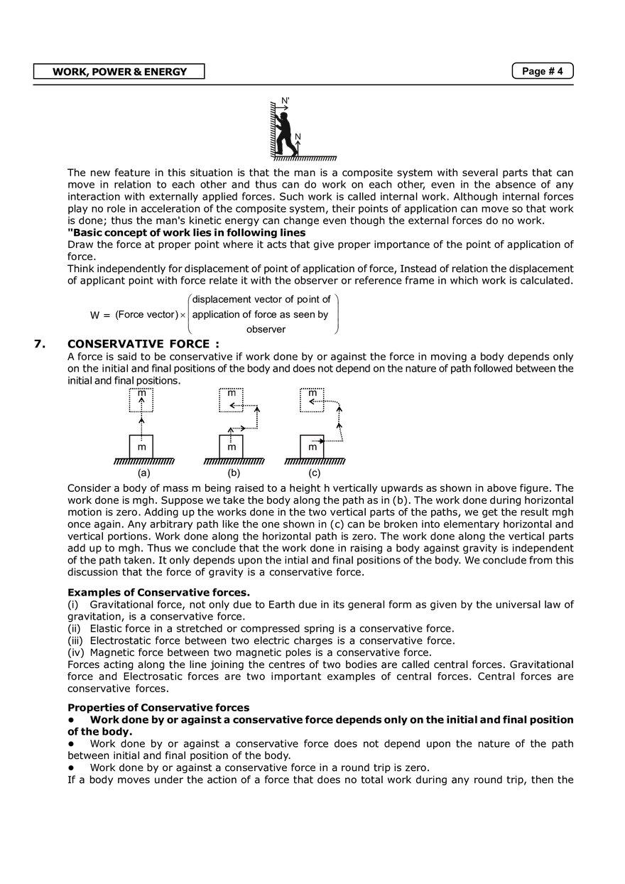 Work, Power & Energy Notes - Page 4