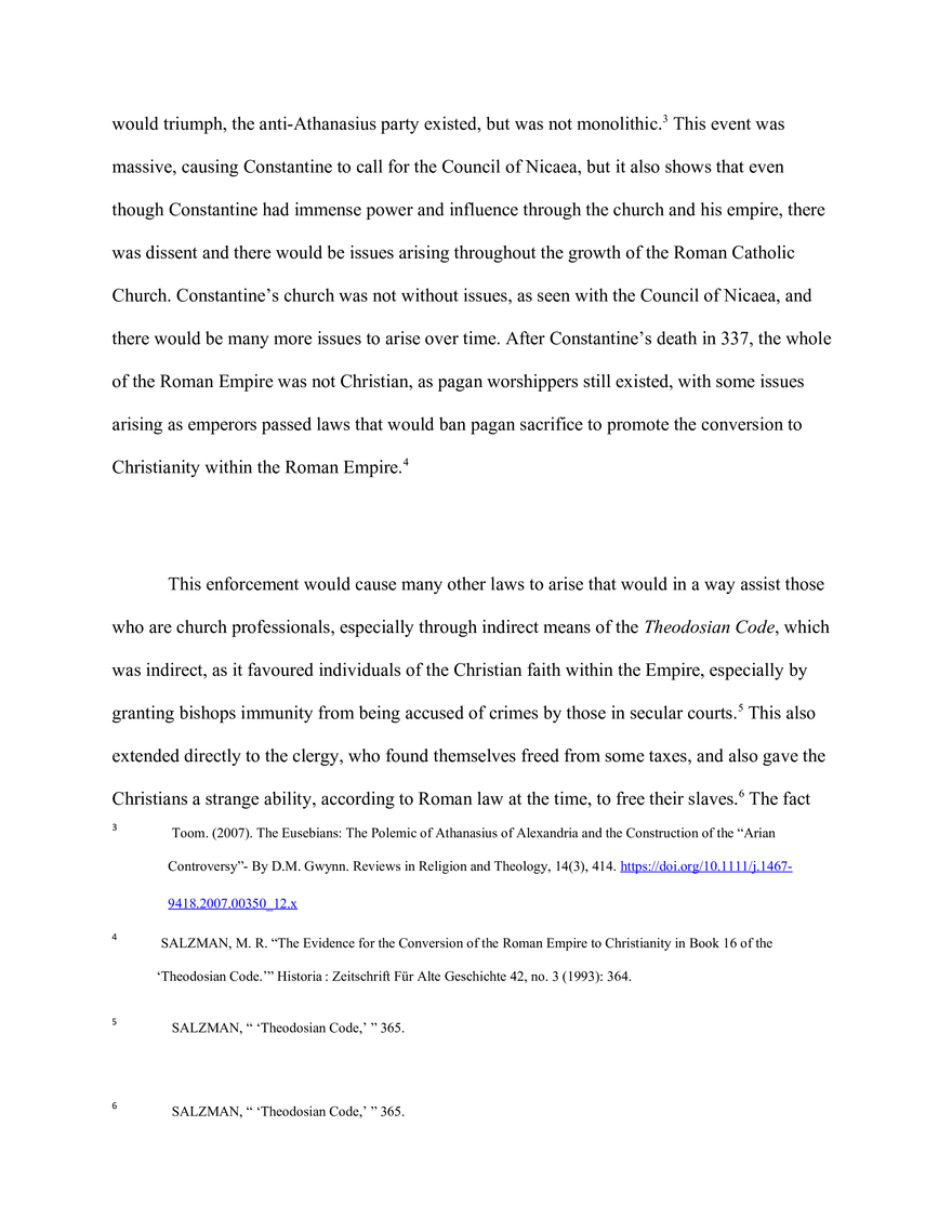 Christianity Being Used As a Tool for Constantine - Essay - Page 3