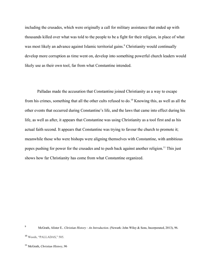 Christianity Being Used As a Tool for Constantine - Essay - Page 5
