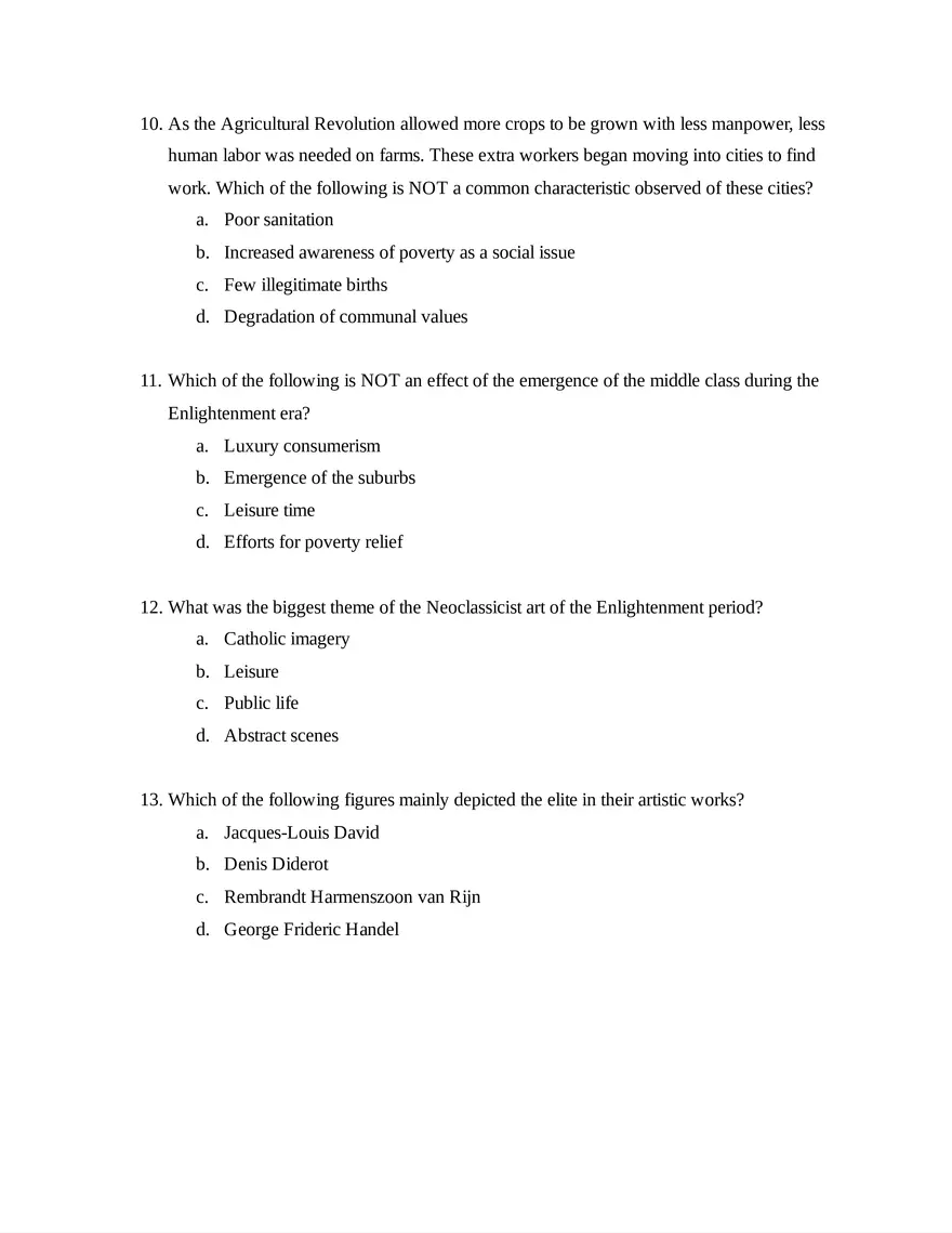 AP European History Unit 4 Quiz - Page 7